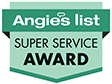 2018 Angie's List Super Service Award logo